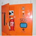 SOS box and fire extinguisher