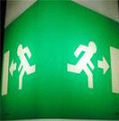 Emergency exit signs