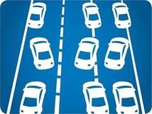 Form emergency lane, vehicles in left lane to the left, all other lanes to the right